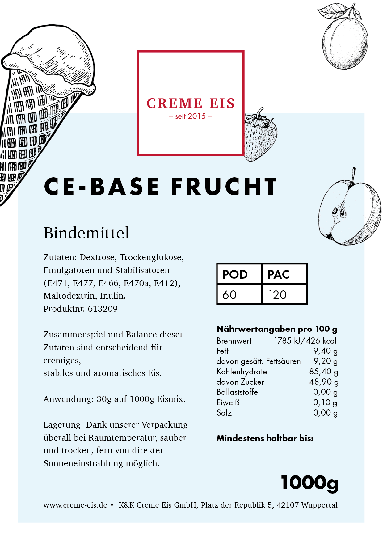 CE-Base Frucht 1kg