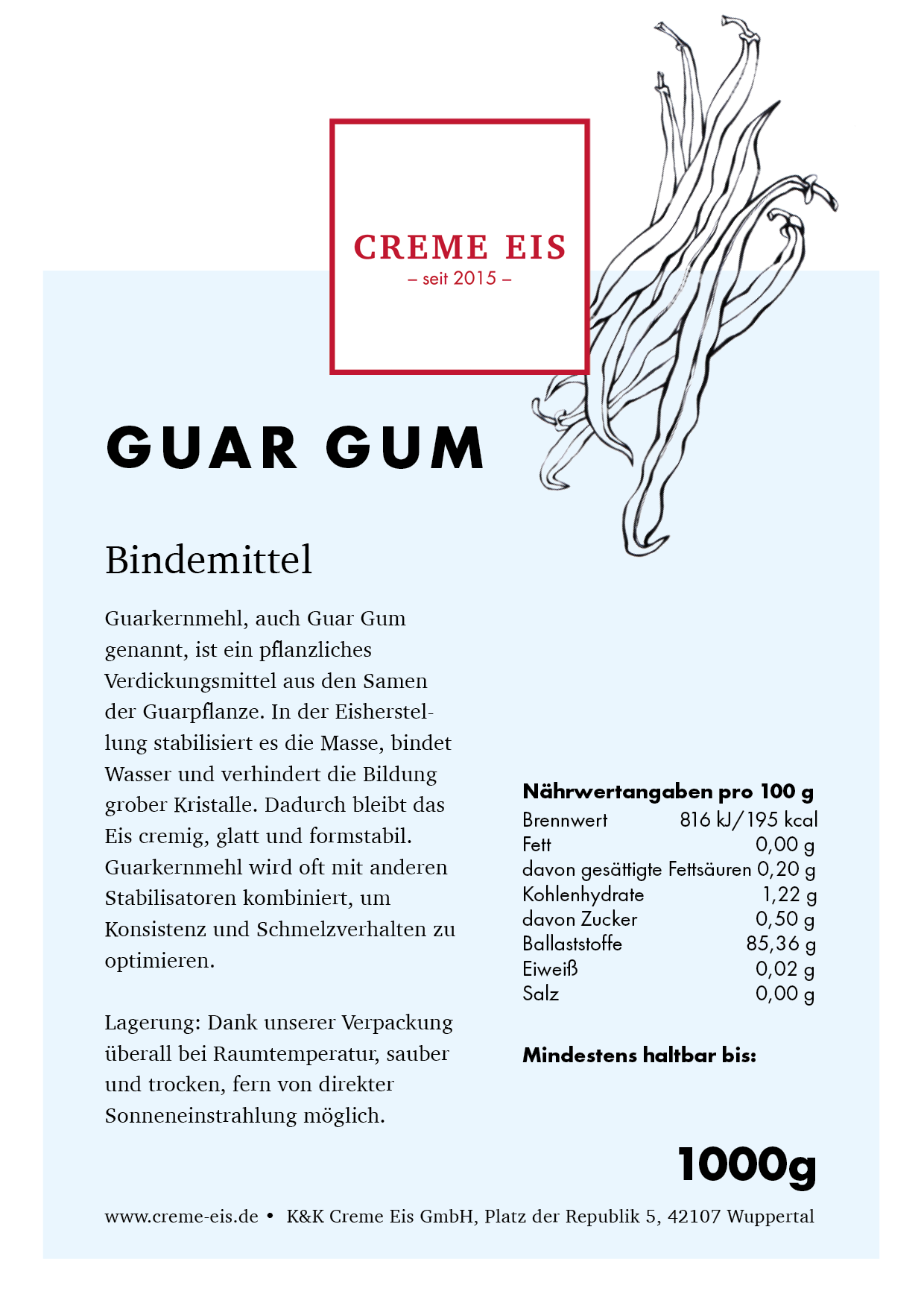 Guar Gum 100g