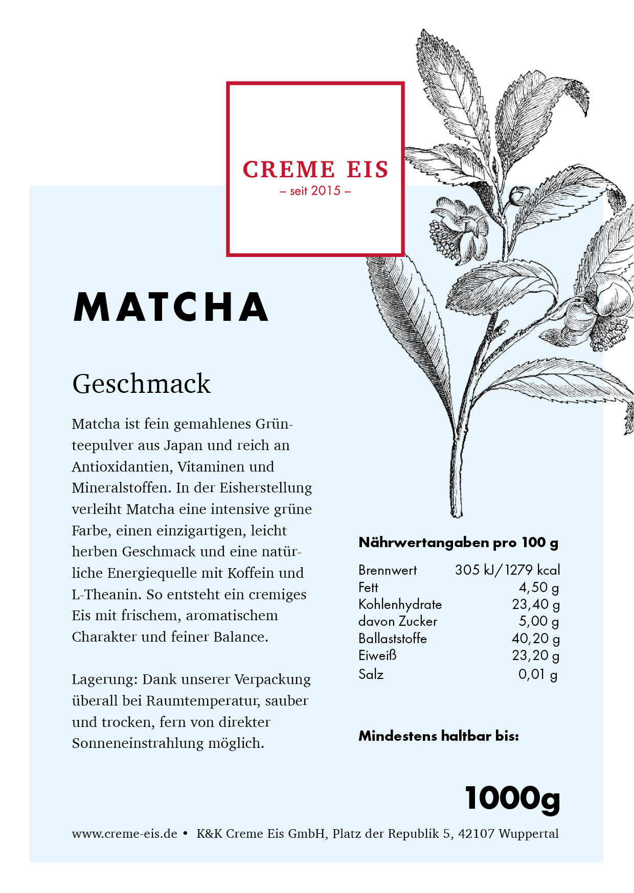Matcha Tee 1kg