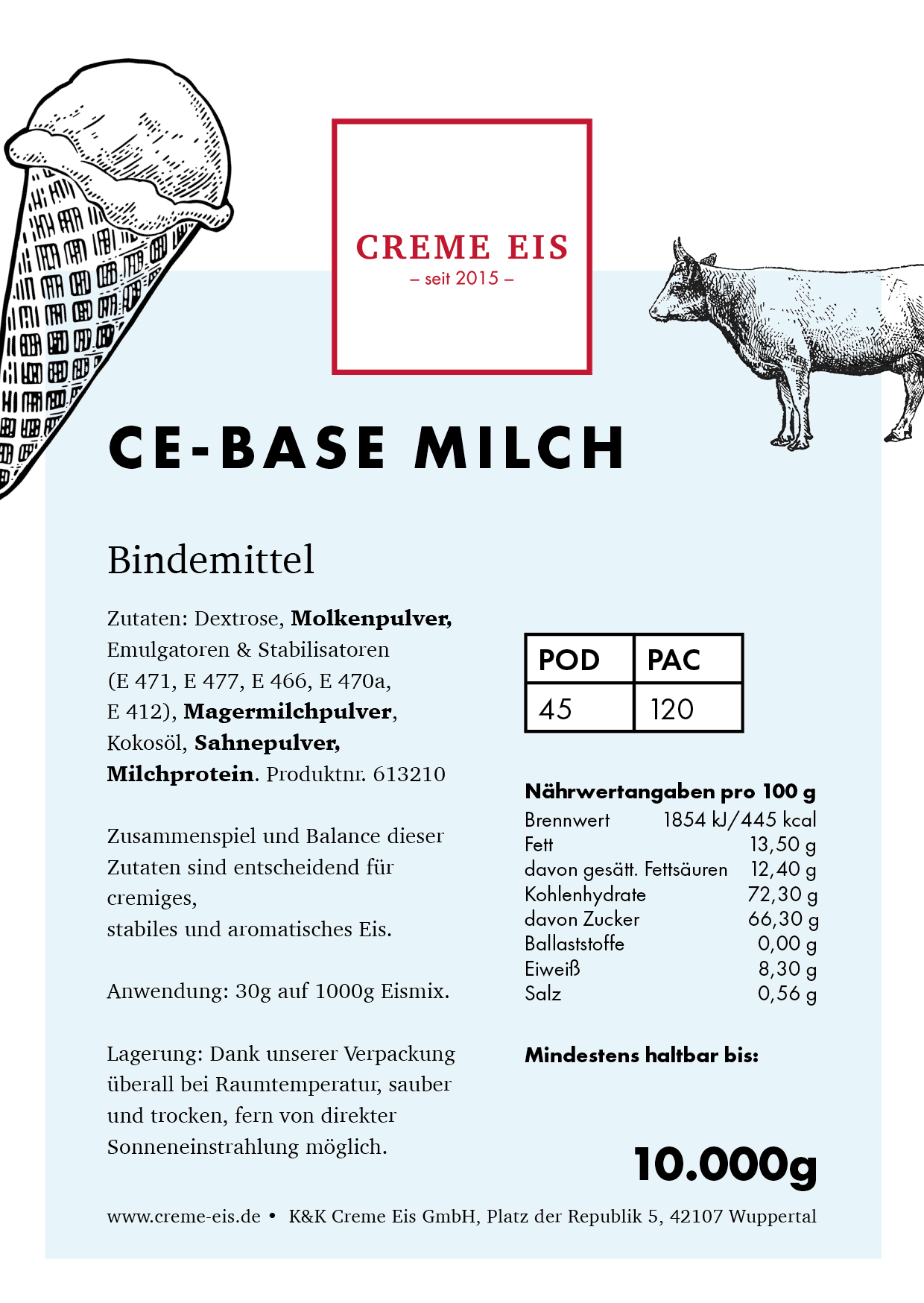 CE-Base Milch 10kg