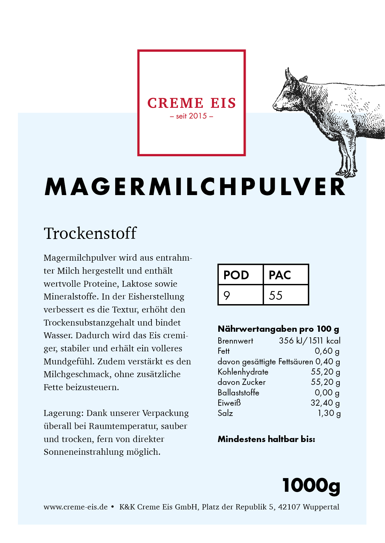 Magemilchpulver 1kg