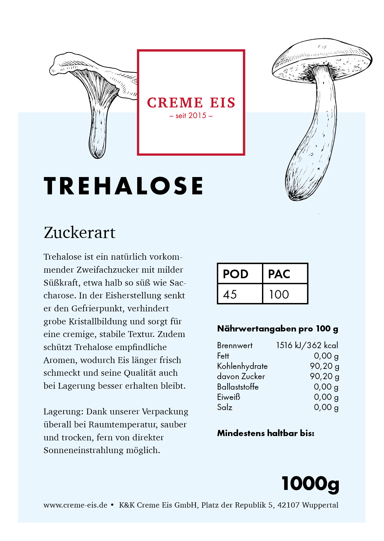 Trehalose 1kg