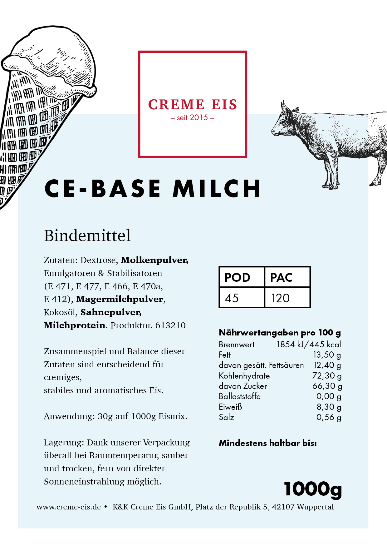 CE-Base Milch 1kg