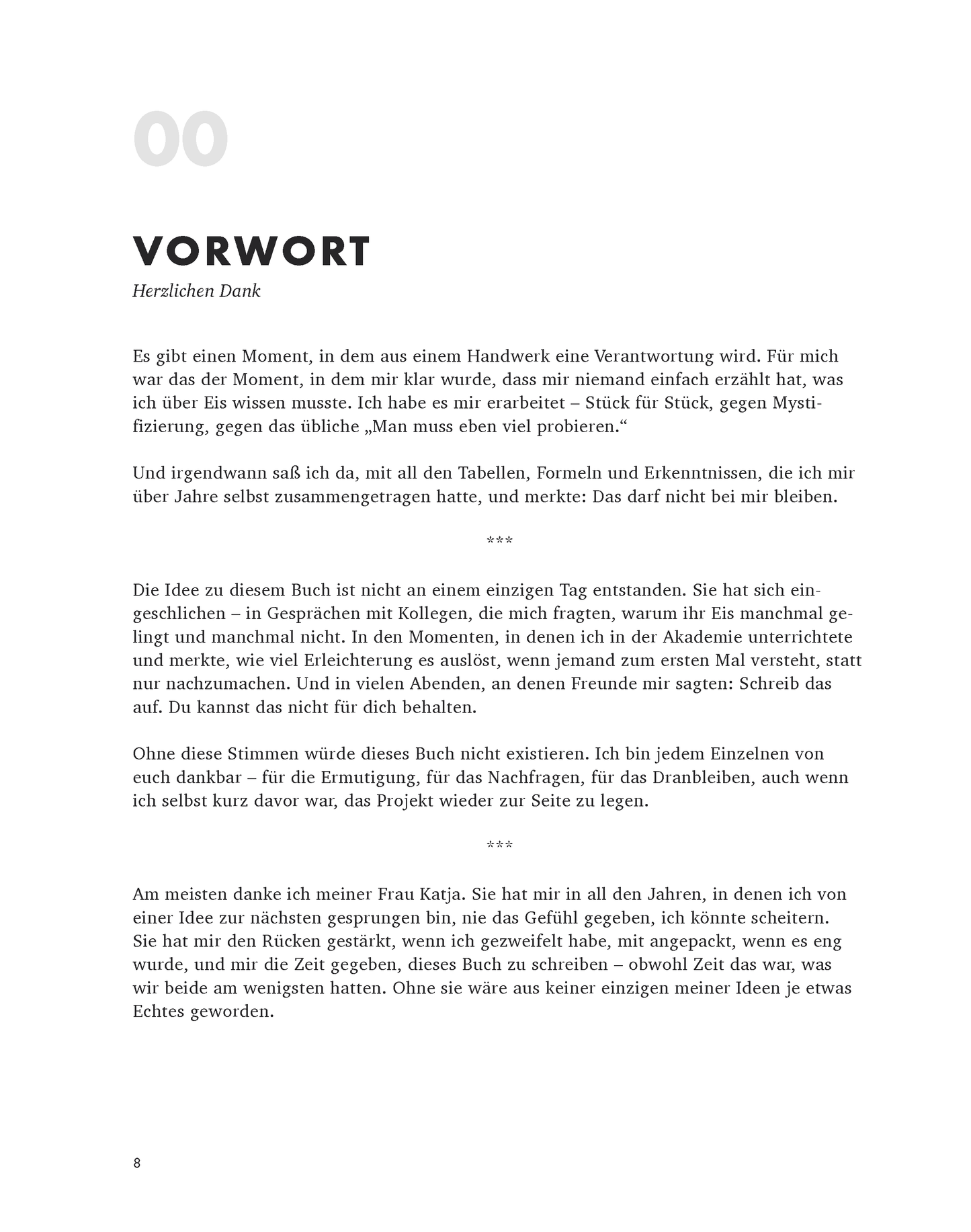 Creme Eis Buch, Das System