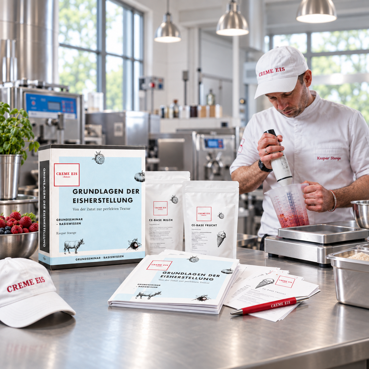 GRUNDKURS PROFESSIONELLE EISHERSTELLUNG | DIGITAL + PRAXIS