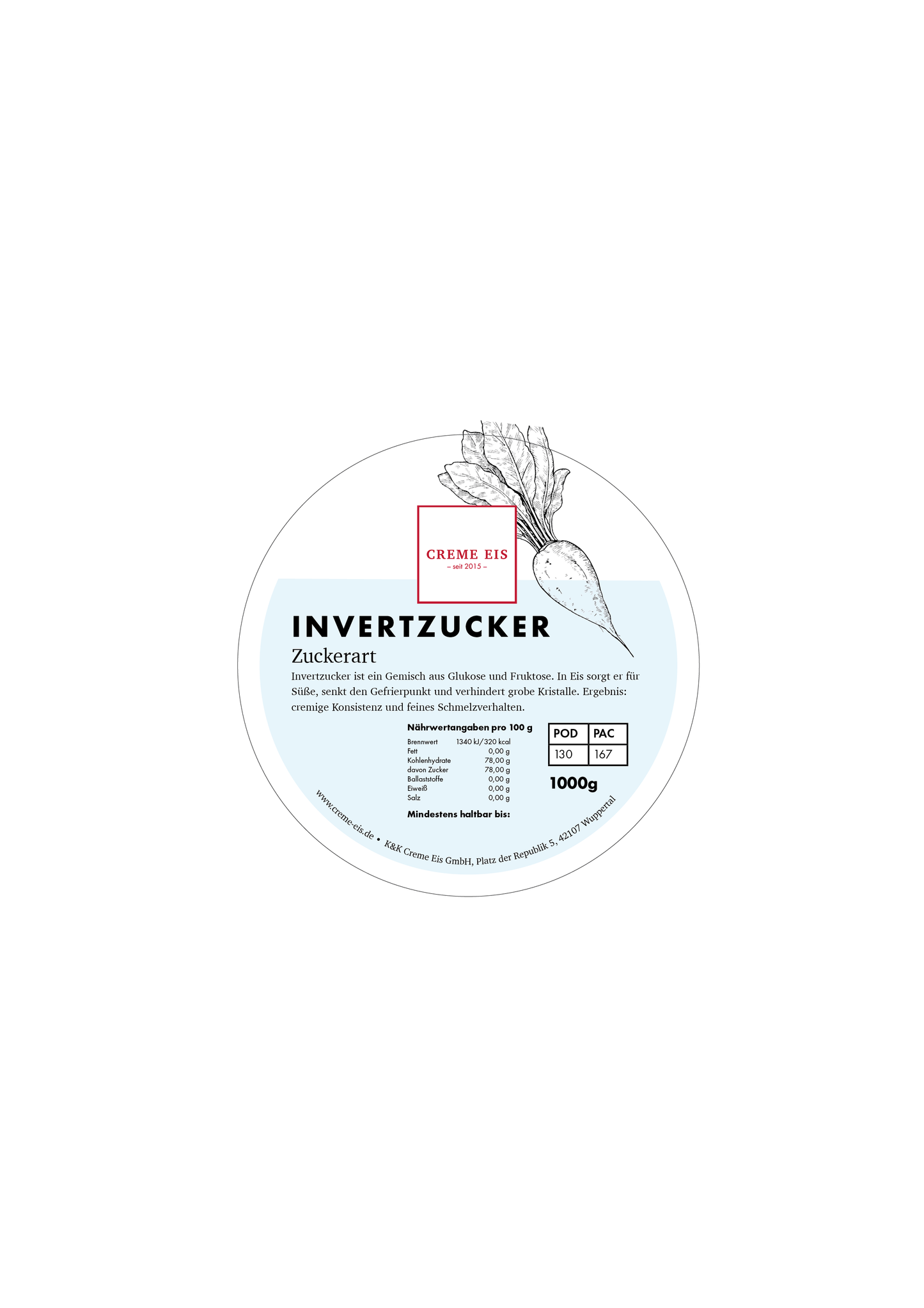 Invertzucker 1kg