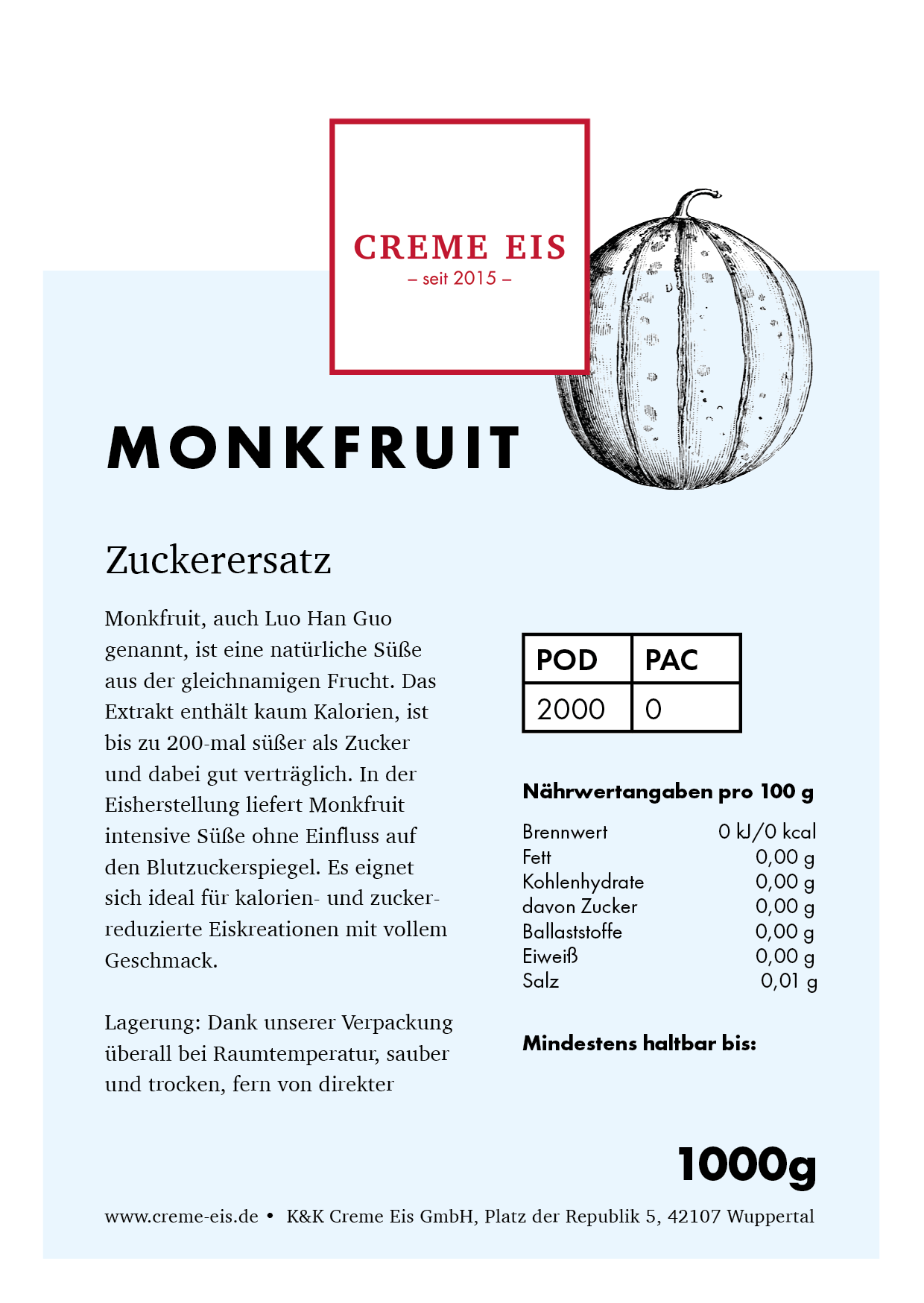 Monkfruit 1kg
