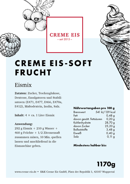 Creme Eis Soft-Frucht