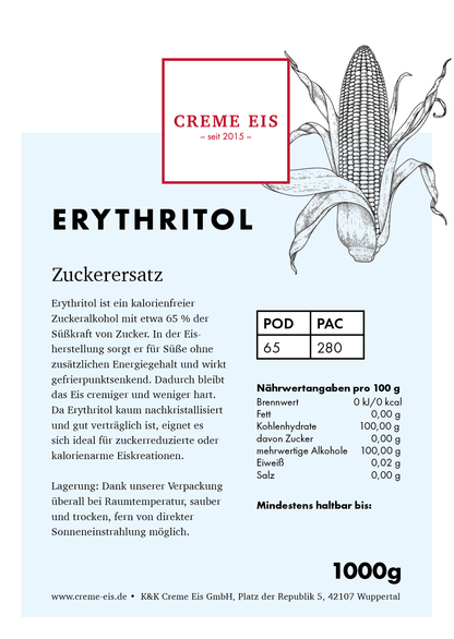 Erythritol Pulver 1kg