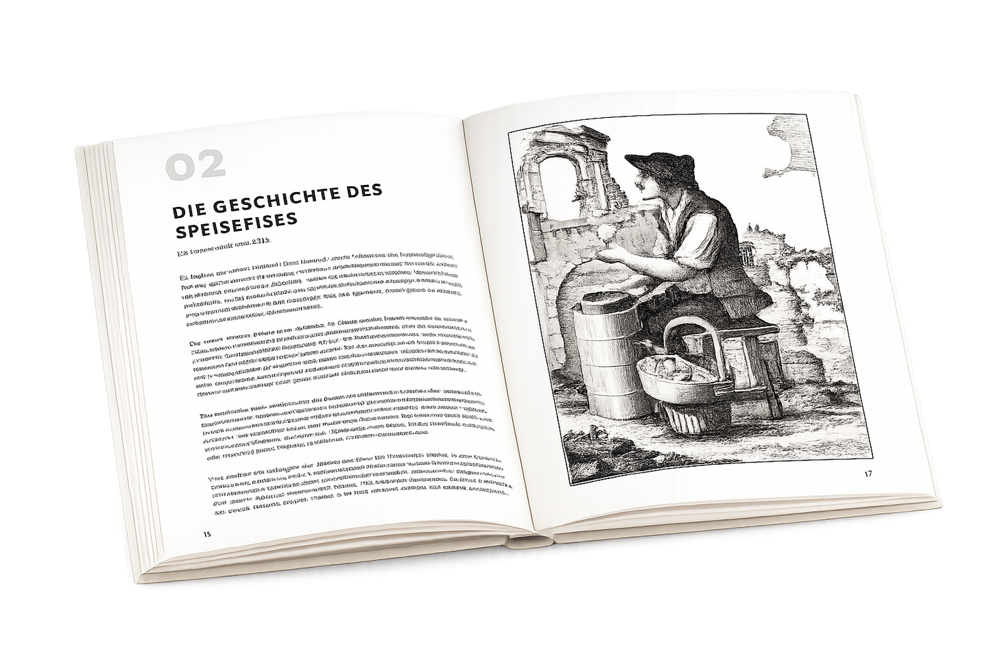 Creme Eis Buch, Das System