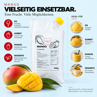 Mango 1kg 100% Fruchtmark
