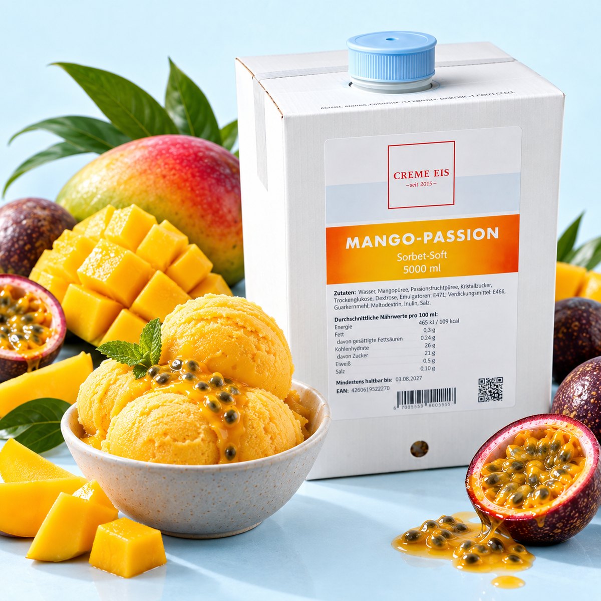 Mango-Passion Sorbet-Soft