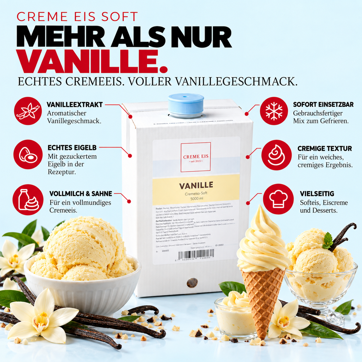 Vanille – Cremeeis-Soft