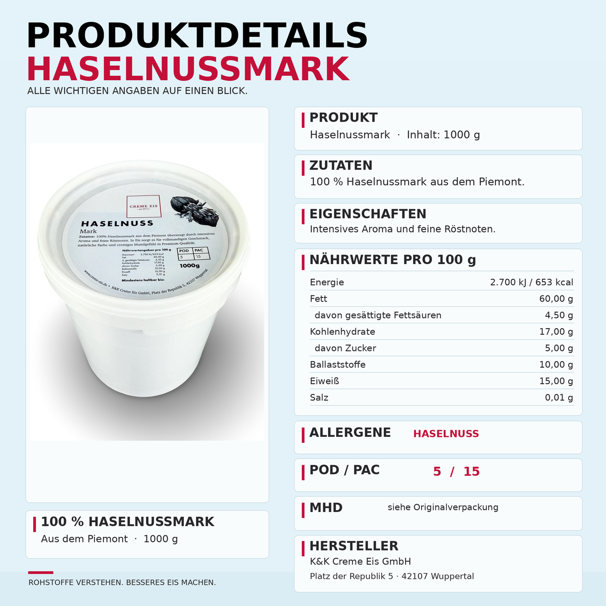 Haselnuss 100% 1kg