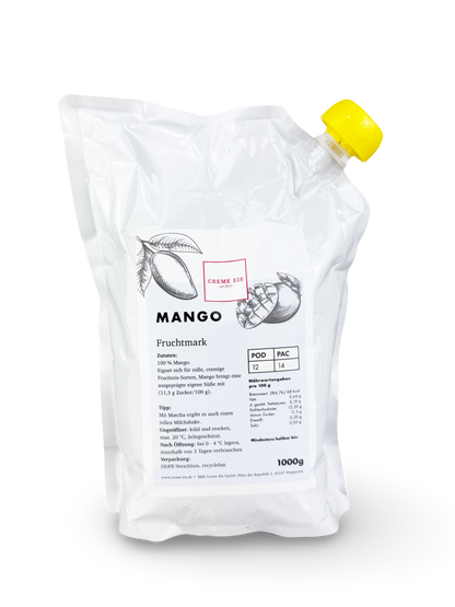 Mango 1kg 100% Fruchtmark