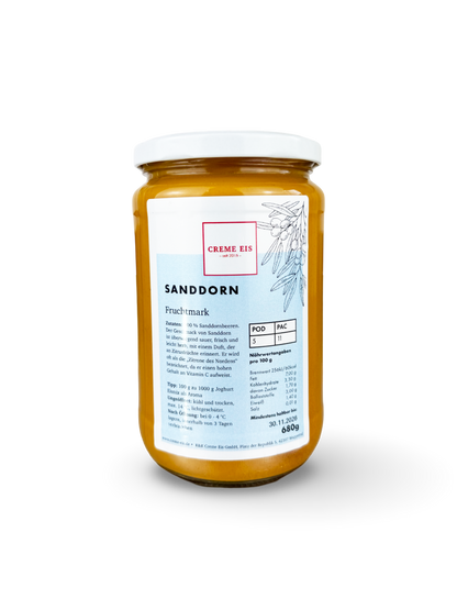 Sanddorn 100% Fruchtmark